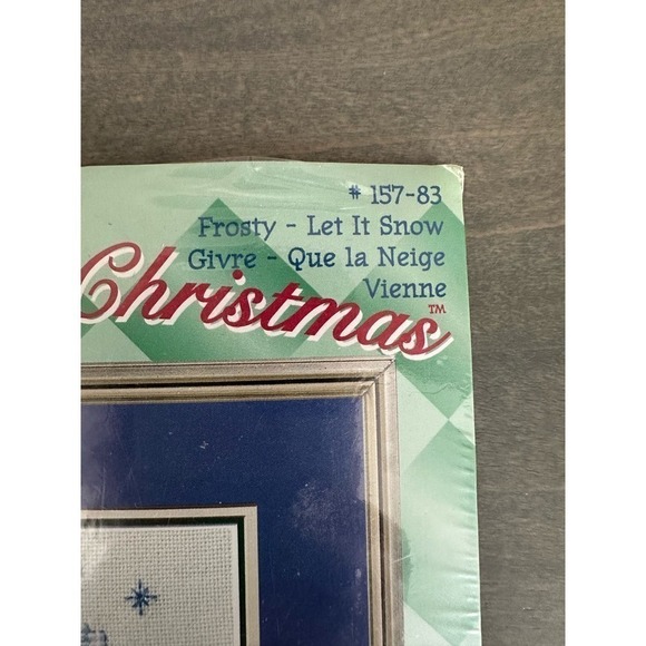 Janlynn Counted Cross Stitch The Spirit of Christmas Frosty Let It Snow 157-83 - Picture 3 of 5